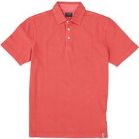 OLYMP Herren Polo-Shirt rot Baumwoll-Piqué von Olymp
