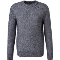 OLYMP Herren Pullover blau unifarben von Olymp