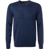 OLYMP Herren Pullover blau unifarben von Olymp