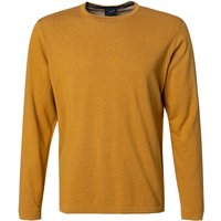 OLYMP Herren Pullover gelb Baumwolle unifarben von Olymp