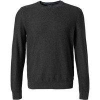 OLYMP Herren Pullover grau Baumwolle unifarben von Olymp