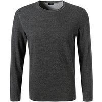 OLYMP Herren Pullover grau Baumwolle unifarben von Olymp