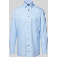 OLYMP Regular Fit Businesshemd mit Kentkragen in Bleu, Größe 42 von Olymp