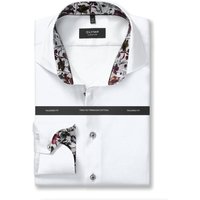 OLYMP Signature, Tailored Fit, Hemd mit Struktur und Ausputz in 45 von Olymp