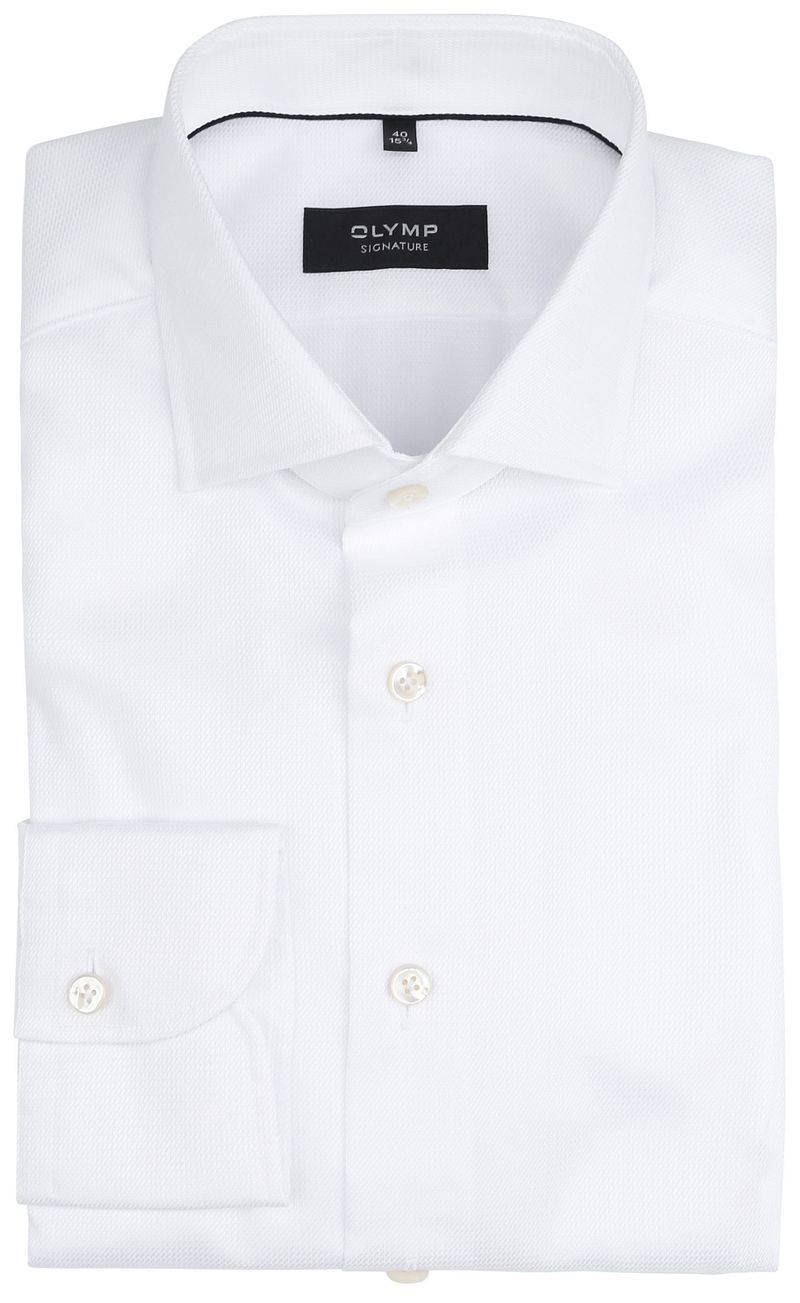 OLYMP Signature Hemd Savio Weiß - Größe 40 von Olymp