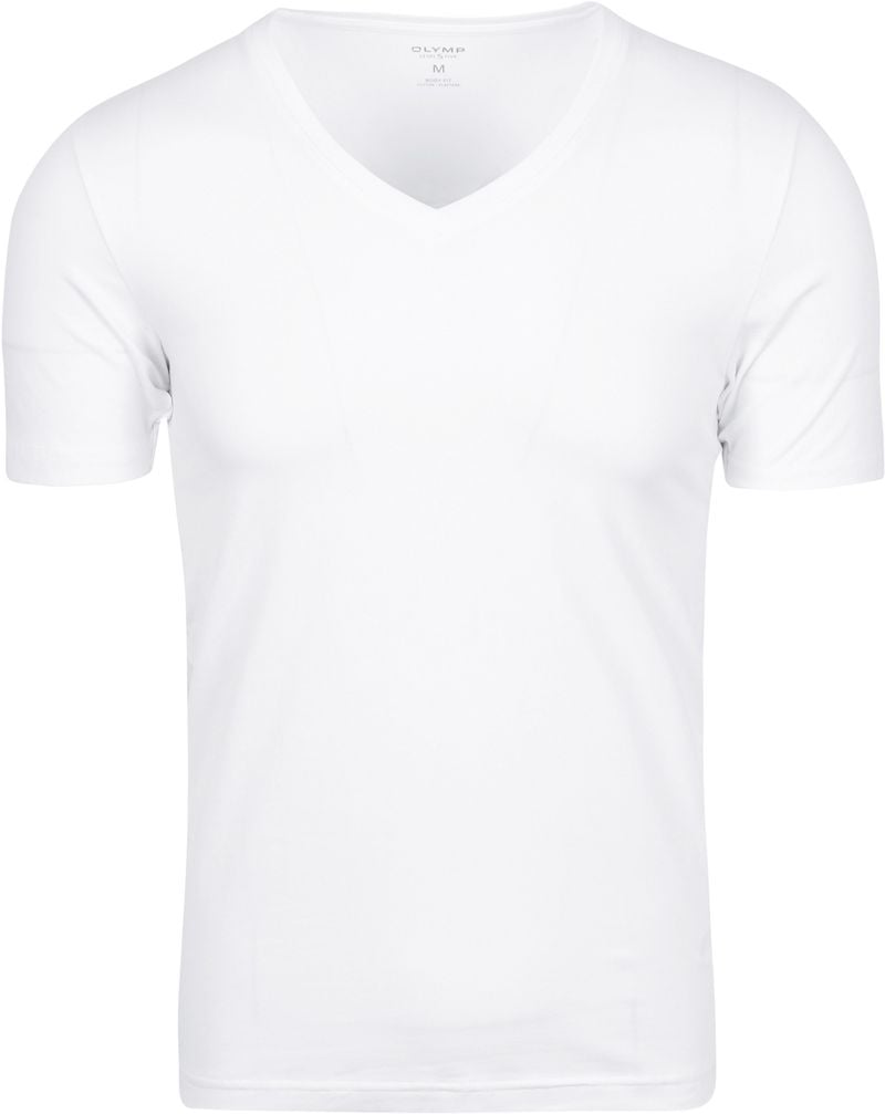 OLYMP Level Five Unterziehshirt/ T-Shirt mit tiefem V-Hals & Bod - Größe S von Olymp