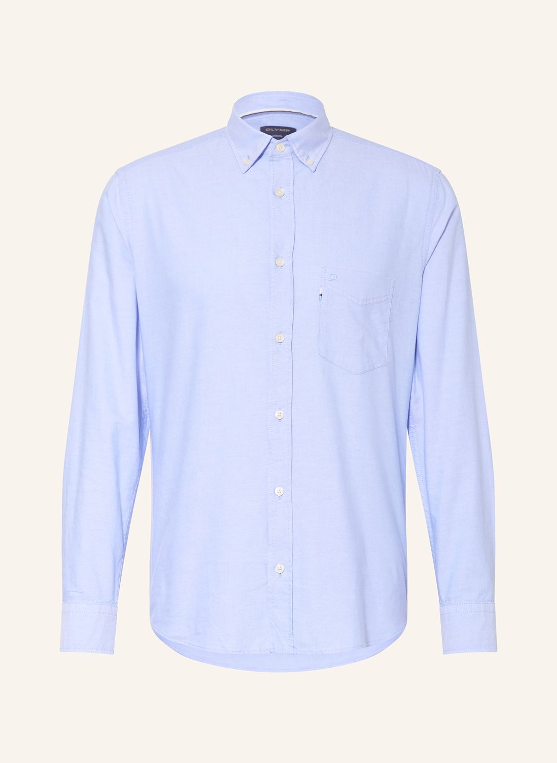 Olymp Hemd Casual Regular Fit blau von Olymp