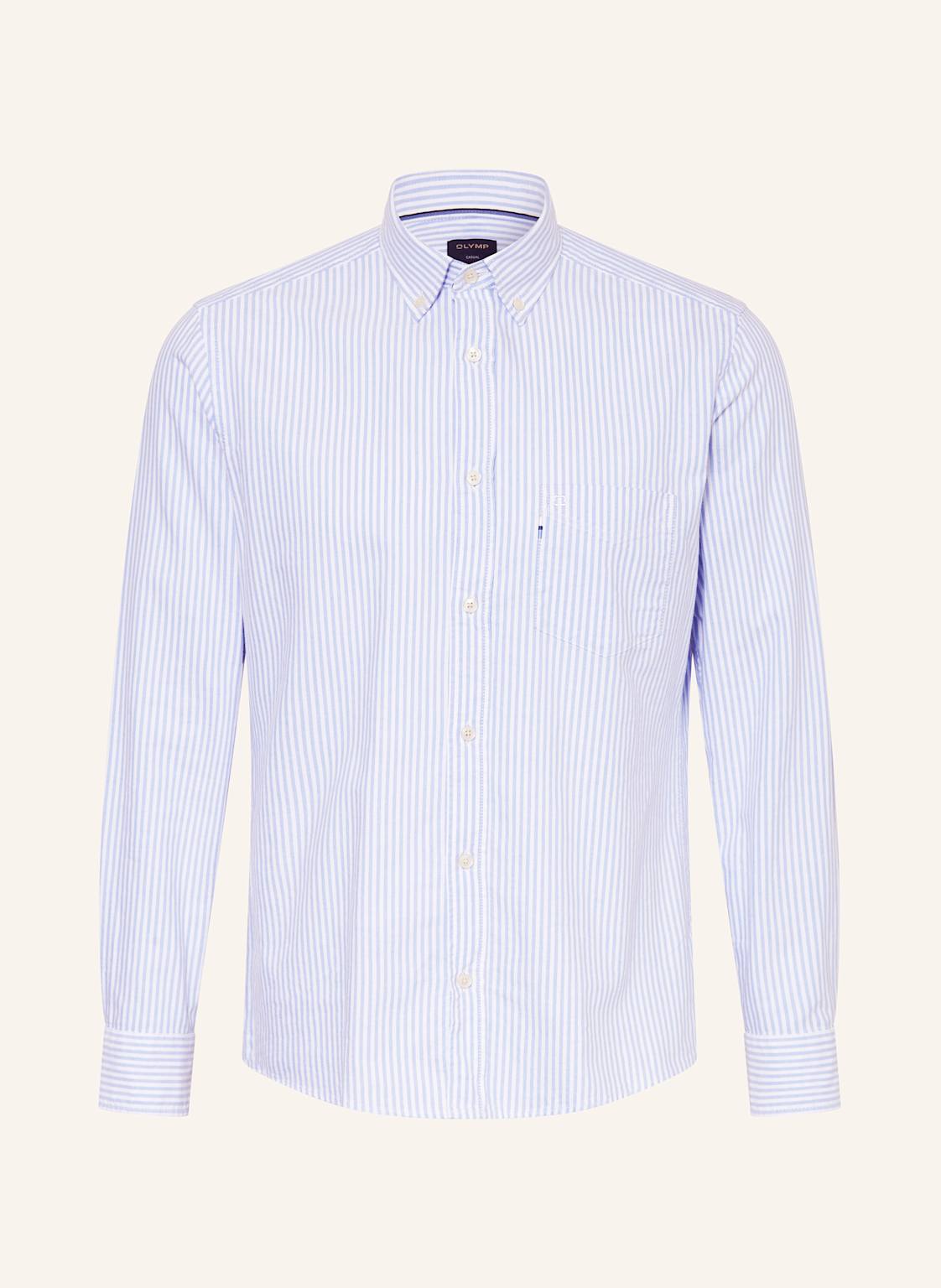 Olymp Hemd Casual Regular Fit blau von Olymp