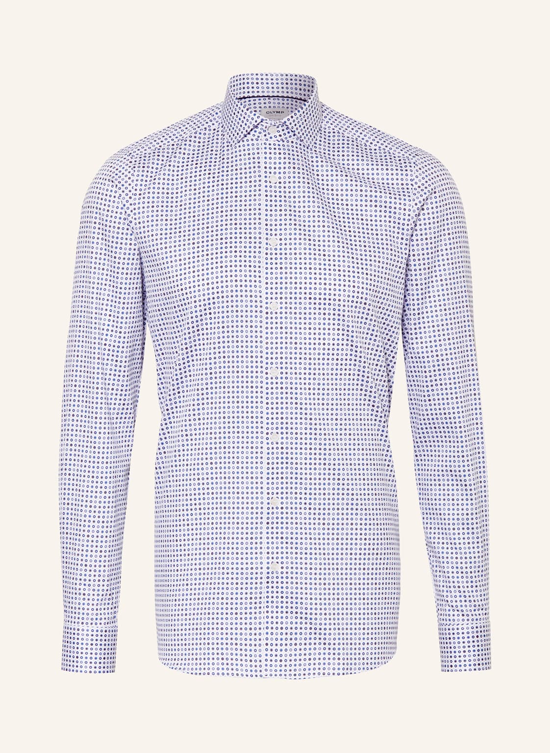 Olymp Hemd Level Five Body Fit Mit Extralangem Arm blau von Olymp