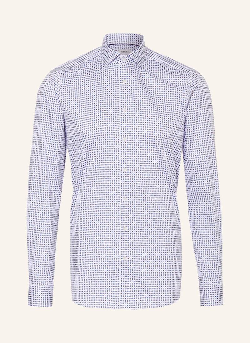 Olymp Hemd Level Five Body Fit Mit Extralangem Arm blau von Olymp