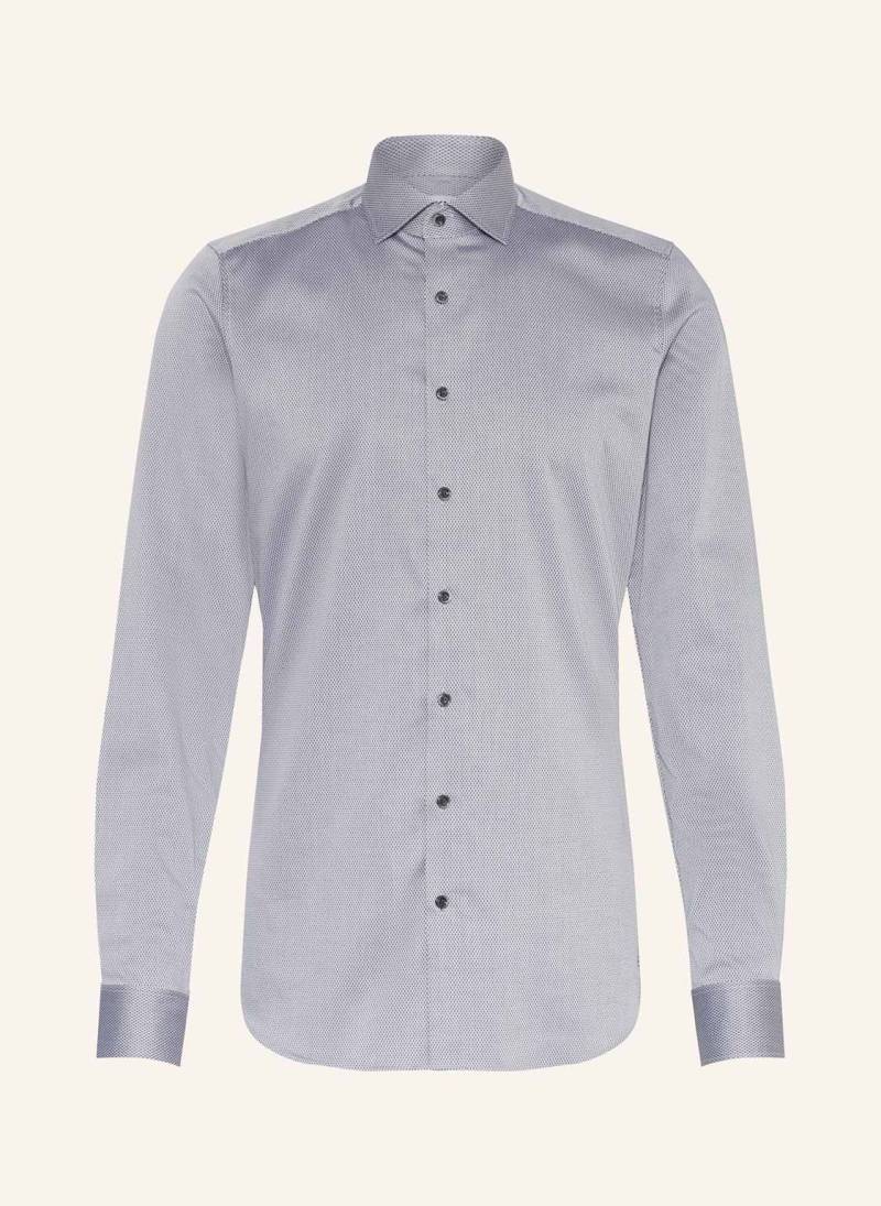 Olymp Hemd Level Five Body Fit Mit Extralangem Arm grau von Olymp