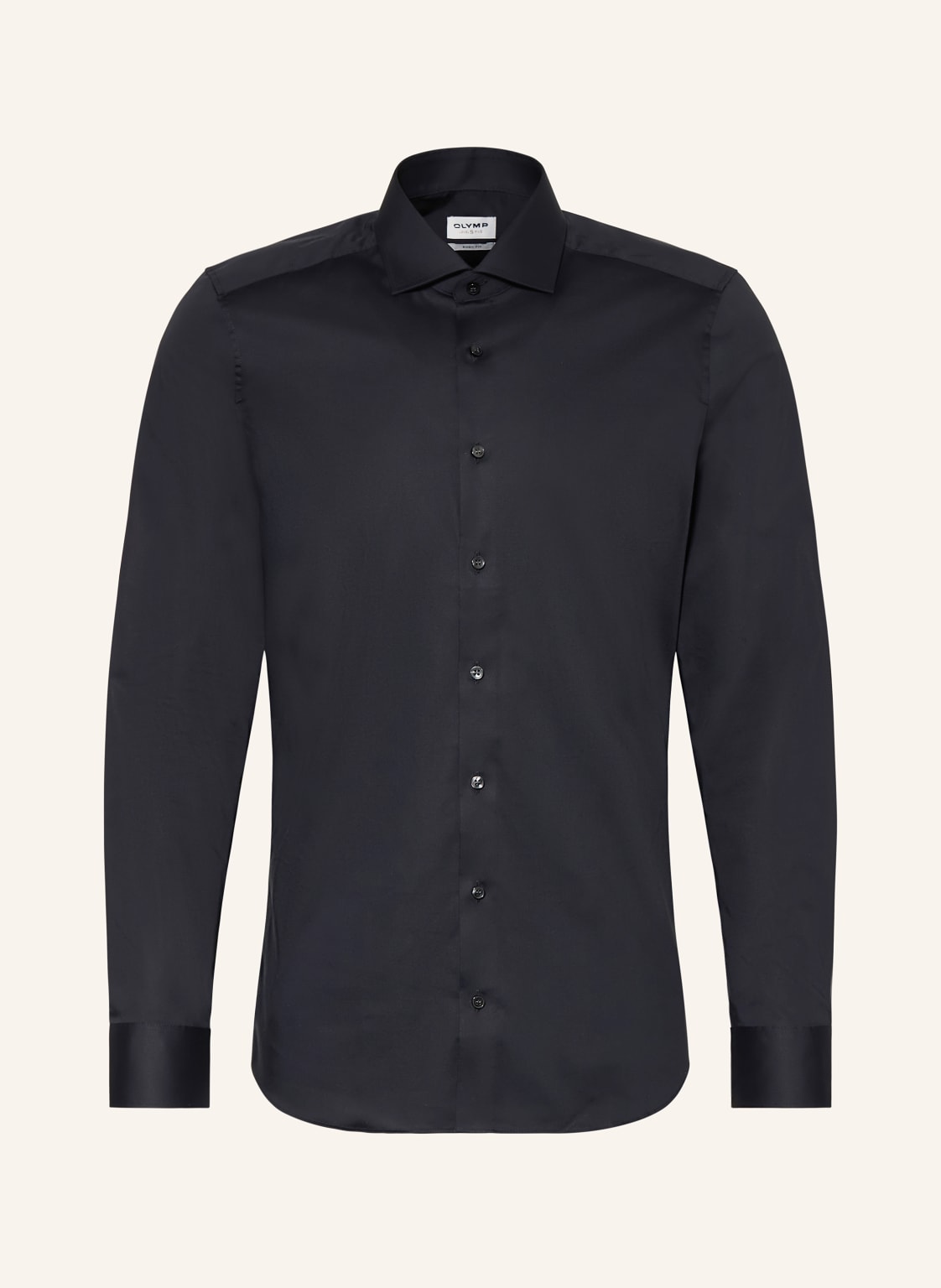 Olymp Hemd Level Five Body Fit schwarz von Olymp