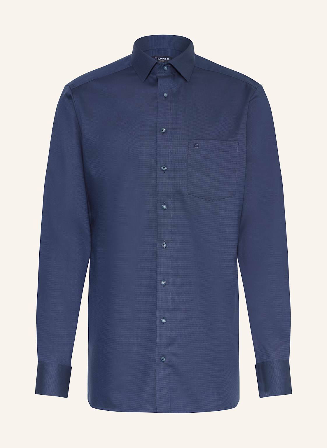 Olymp Hemd Luxor Modern Fit Mit Extralangem Arm blau von Olymp