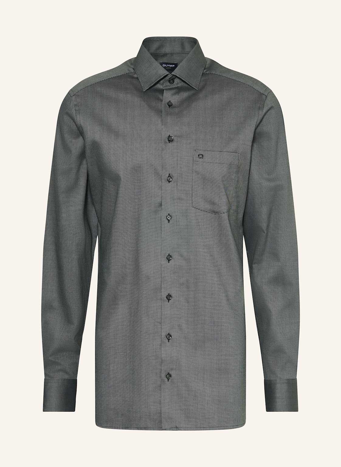 Olymp Hemd Luxor Modern Fit Mit Extralangem Arm grau von Olymp