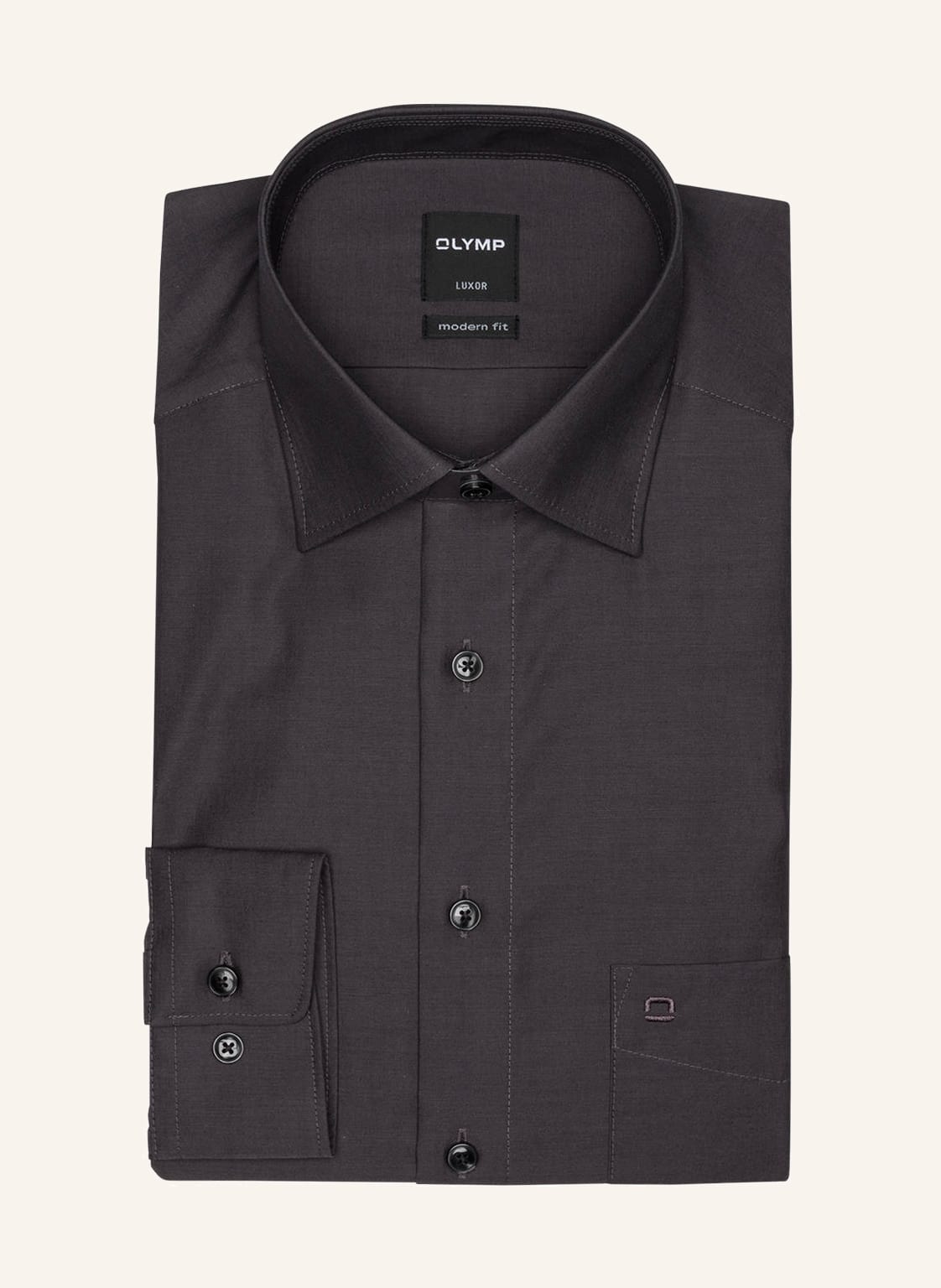 Olymp Hemd Luxor Modern Fit grau von Olymp