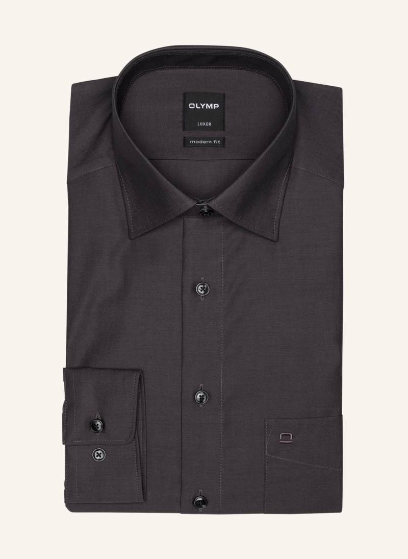 Olymp Hemd Luxor Modern Fit grau von Olymp