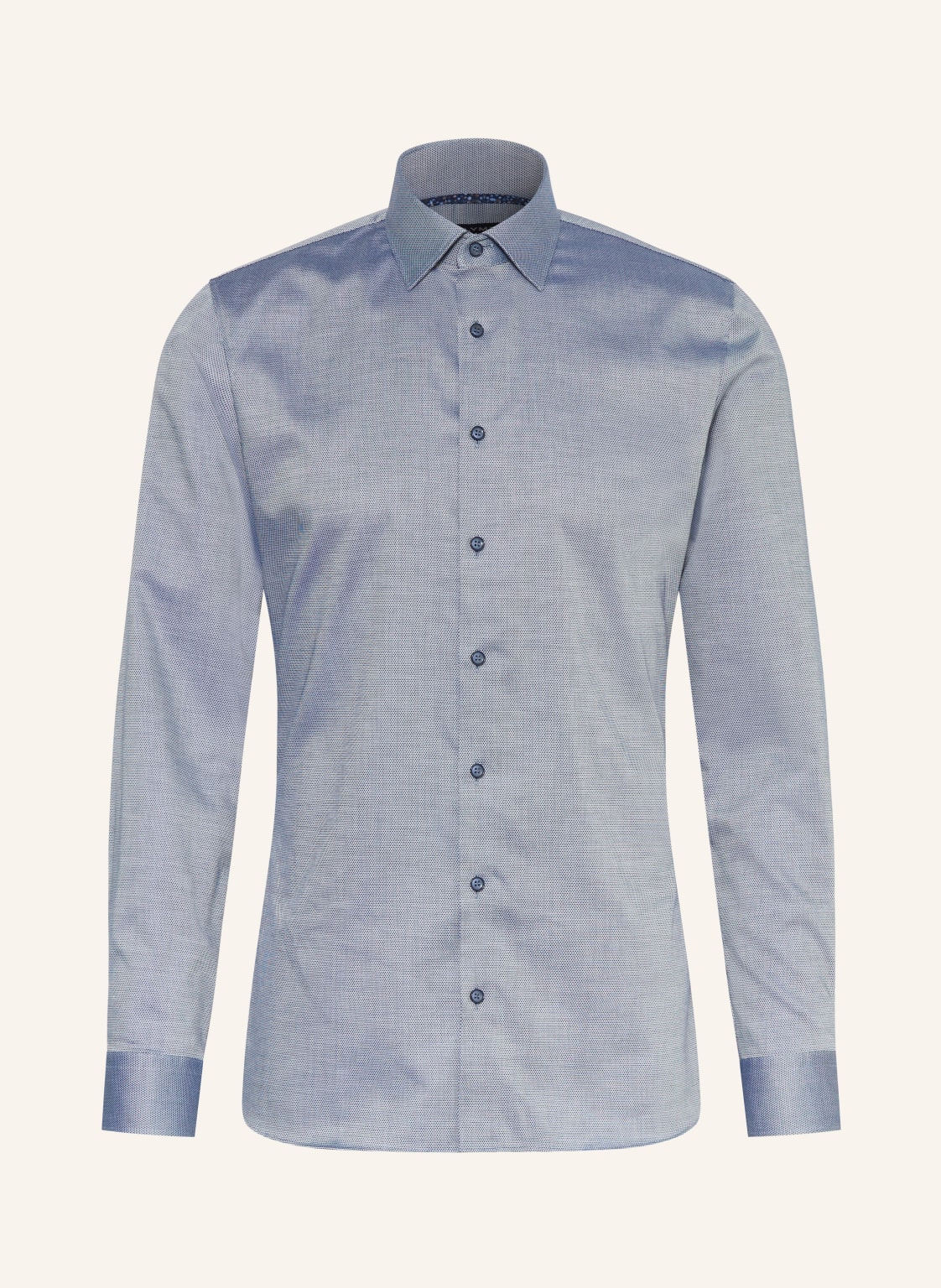 Olymp Hemd No. Six Super Slim blau von Olymp