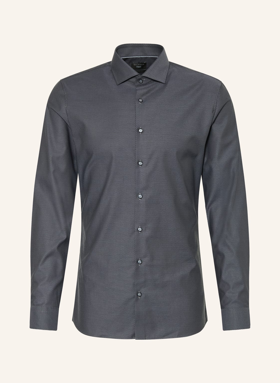 Olymp Hemd No. Six Super Slim grau von Olymp