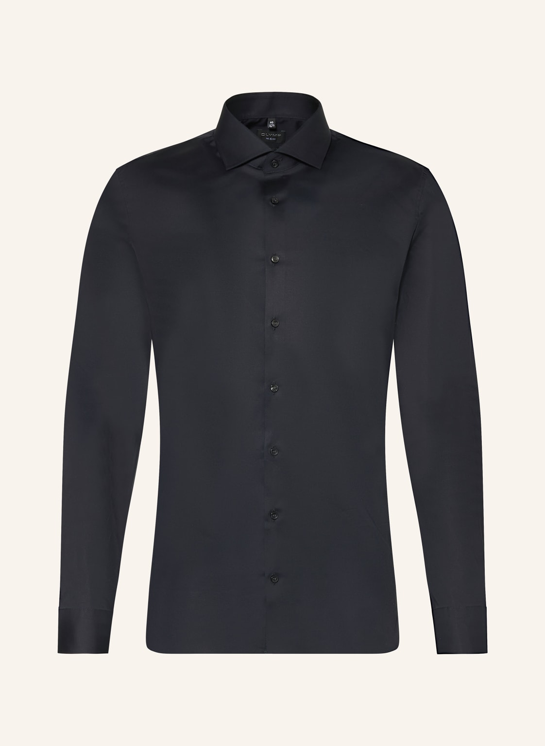 Olymp Hemd No. Six Super Slim schwarz von Olymp