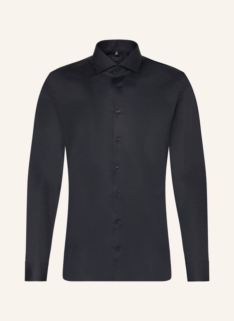 Olymp Hemd No. Six Super Slim schwarz von Olymp