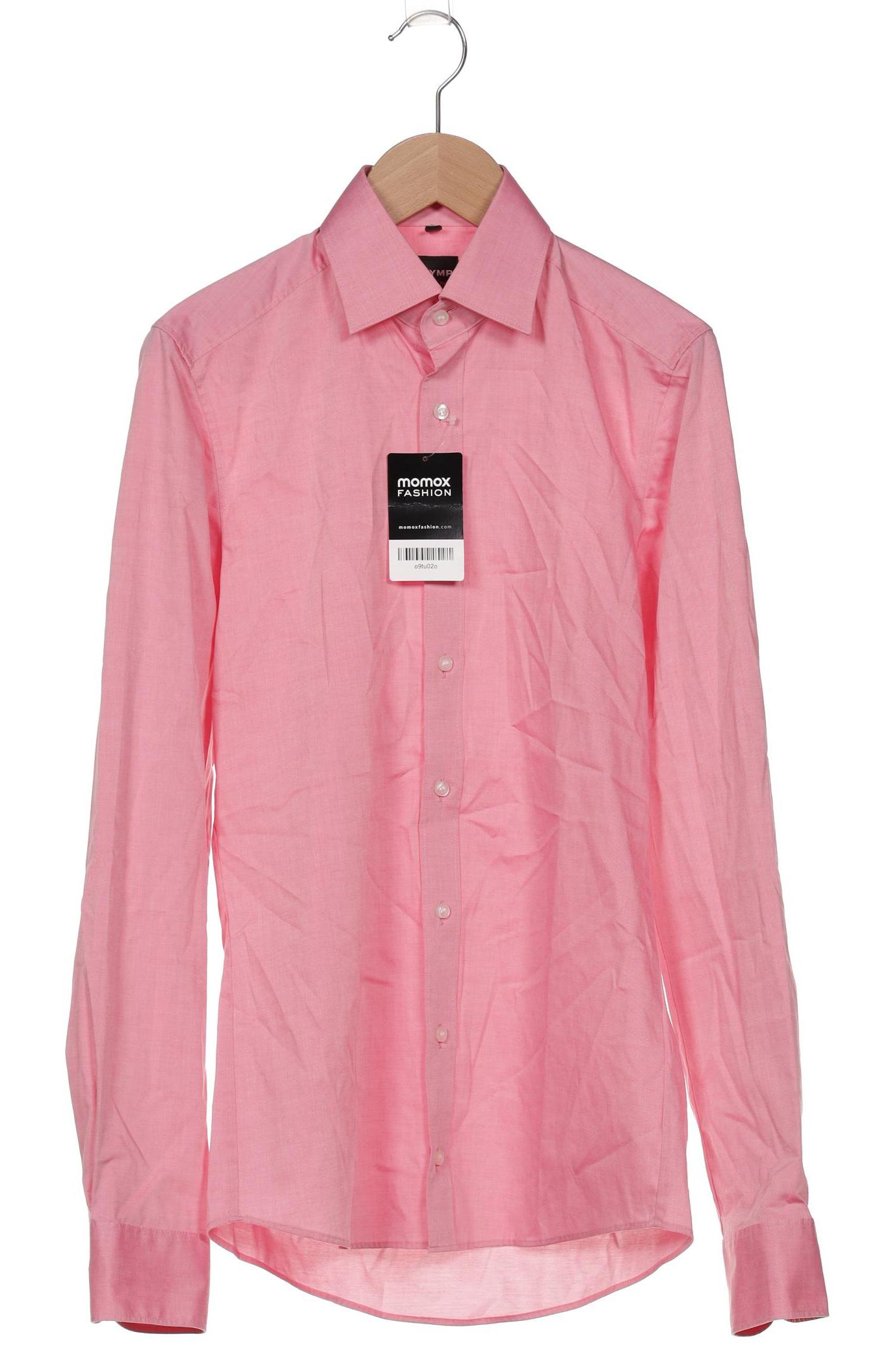 Olymp Herren Hemd, pink, Gr. 42 von Olymp