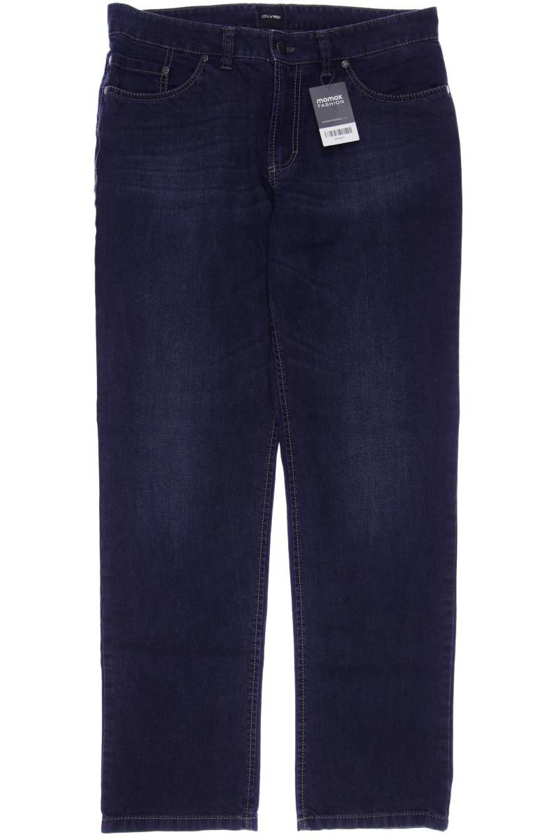Olymp Herren Jeans, blau, Gr. 54 von Olymp