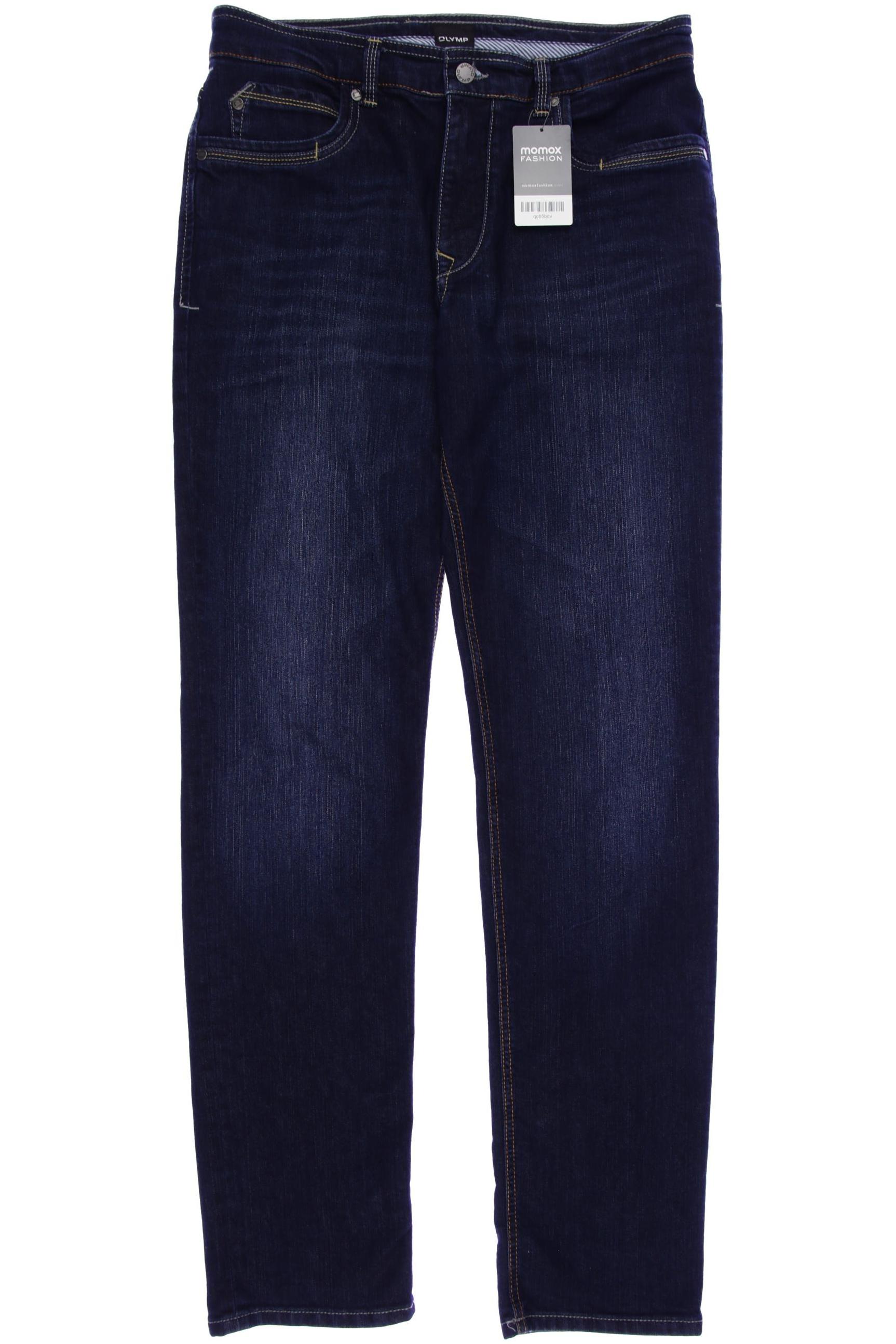 Olymp Herren Jeans, marineblau, Gr. 52 von Olymp