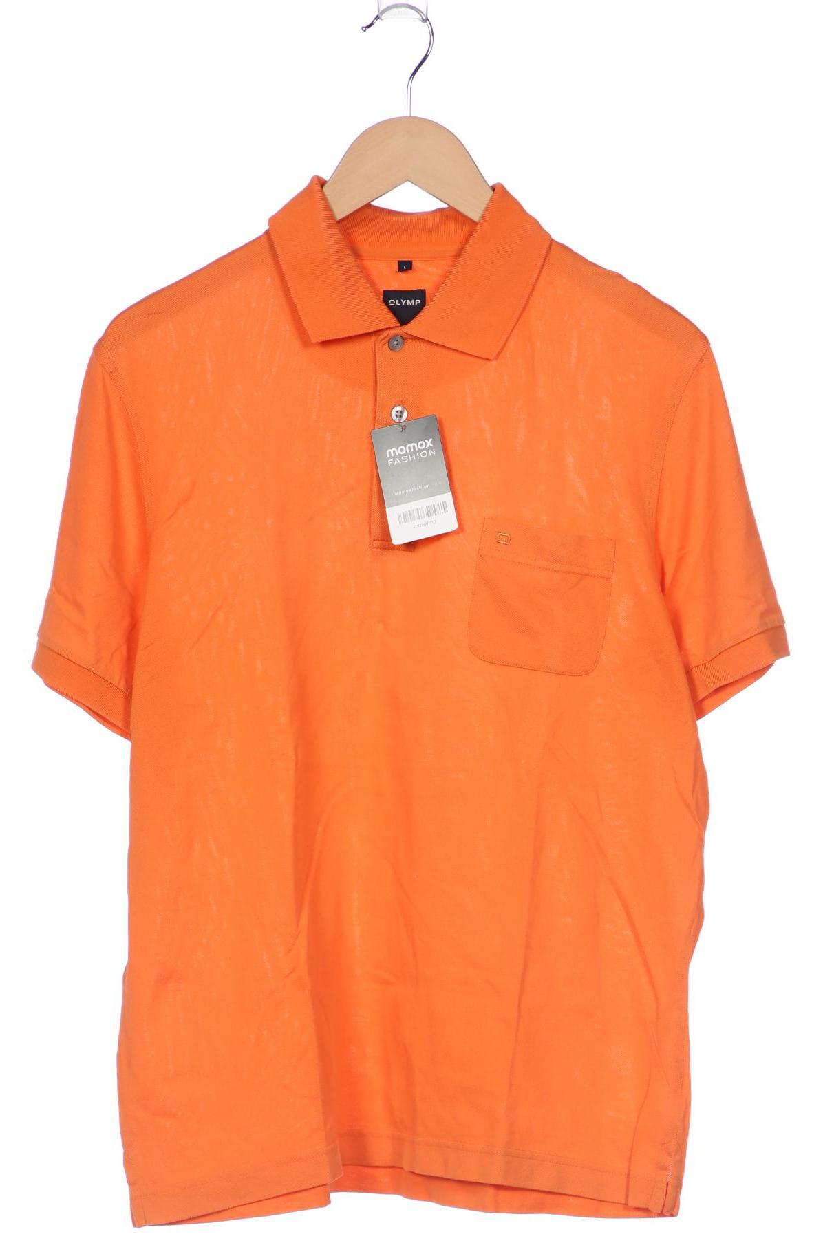 Olymp Herren Poloshirt, orange, Gr. 52 von Olymp