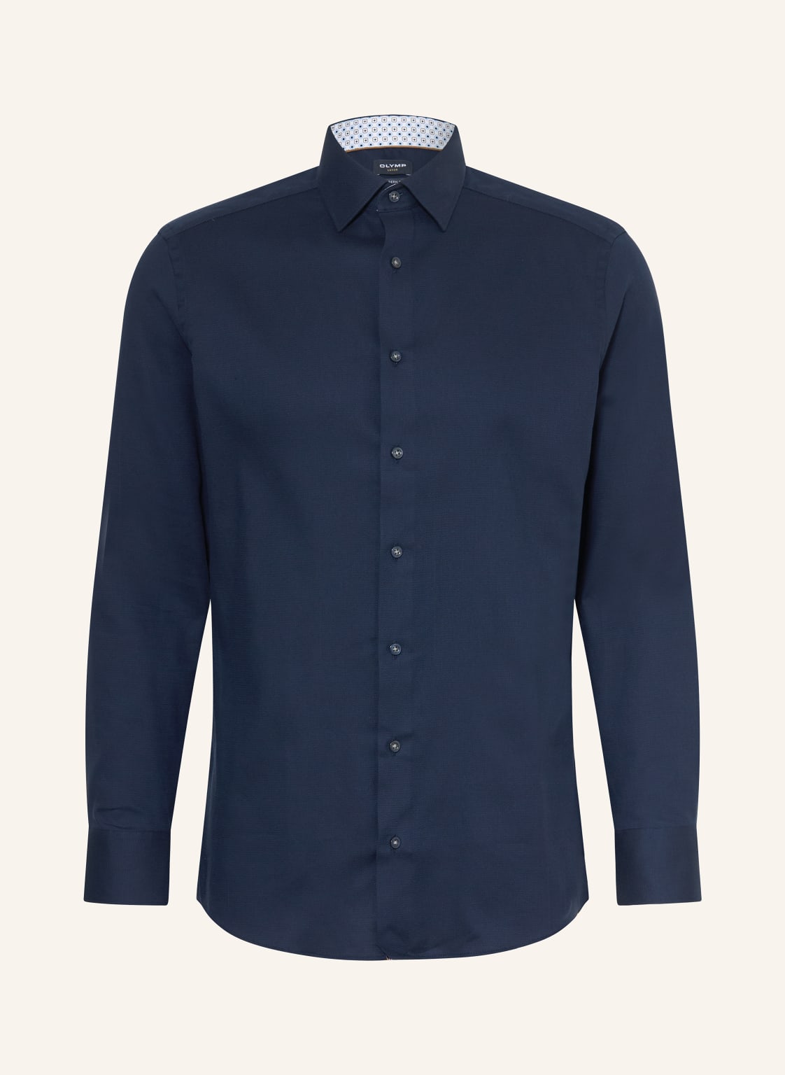 Olymp Jerseyhemd Luxor 24/Seven Modern Fit blau von Olymp