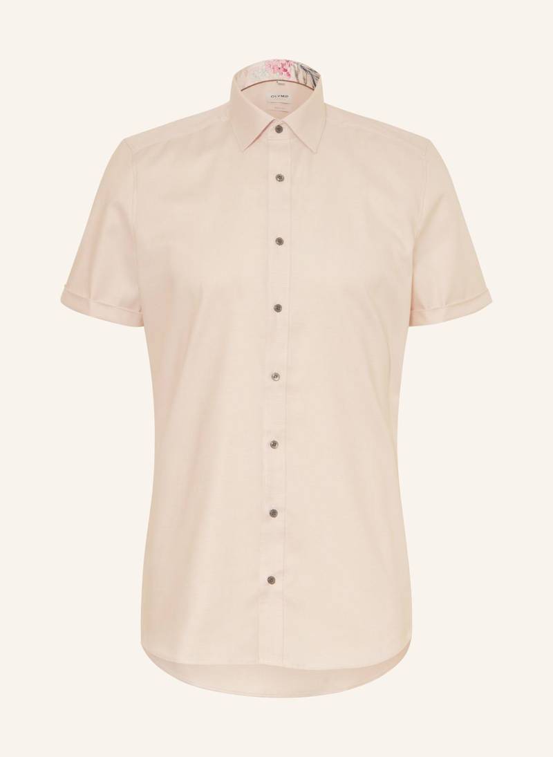 Olymp Kurzarm-Hemd Level Five Body Fit beige von Olymp