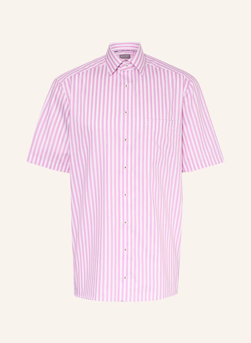 Olymp Kurzarm-Hemd Luxor Comfort Fit pink von Olymp