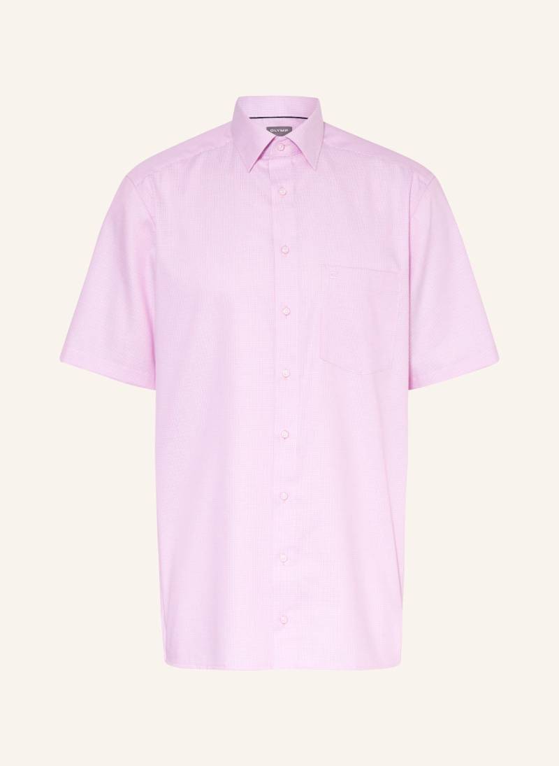 Olymp Kurzarm-Hemd Luxor Comfort Fit pink von Olymp