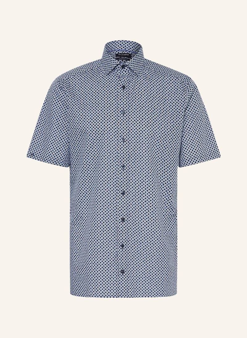 Olymp Kurzarm-Hemd Luxor Modern Fit blau von Olymp
