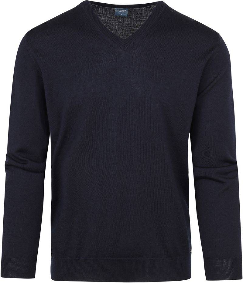 Olymp Pullover Merinowolle Dunkelblau - Größe 4XL Olymp Pullover Merinowolle Dunkelblau - Größe 4XL von Olymp
