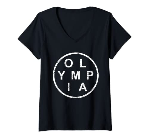 Damen Stylisches Olympia T-Shirt T-Shirt mit V-Ausschnitt von Olympia Shirts