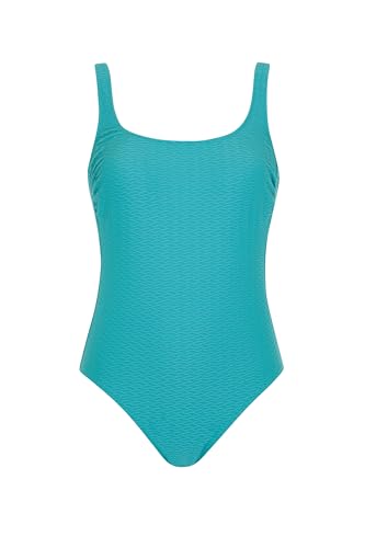 Olympia Badeanzug Unifarben Einteiler mit Struktur Softschalen verstellbare Träger tiefer Rücken von Olympia