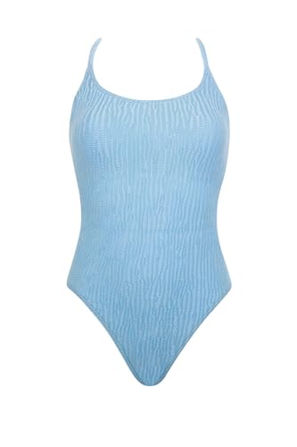 Olympia Badeanzug tiefer Rücken mit Schalen figurfreundlich mit Schnürung verstellbare Träger Klassisch Strandmode von Olympia