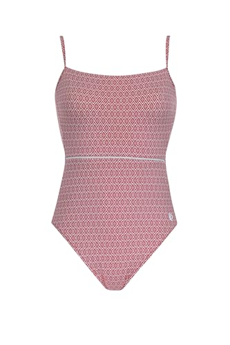 Olympia Badeanzug tiefer Rücken mit Schalen figurfreundlich verstellbare Träger Klassisch Strandmode von Olympia