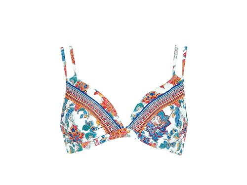Olympia Mix&Match Bikini Top Blumenmuster Multicolor Einzelteil mit Bügel verstellbare Doppelträger von Olympia