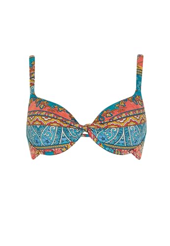 Olympia Mix&Match Bikini Top Paisley Multicolor Einzelteil mit Softschalen Bügel verstellbare Träger von Olympia