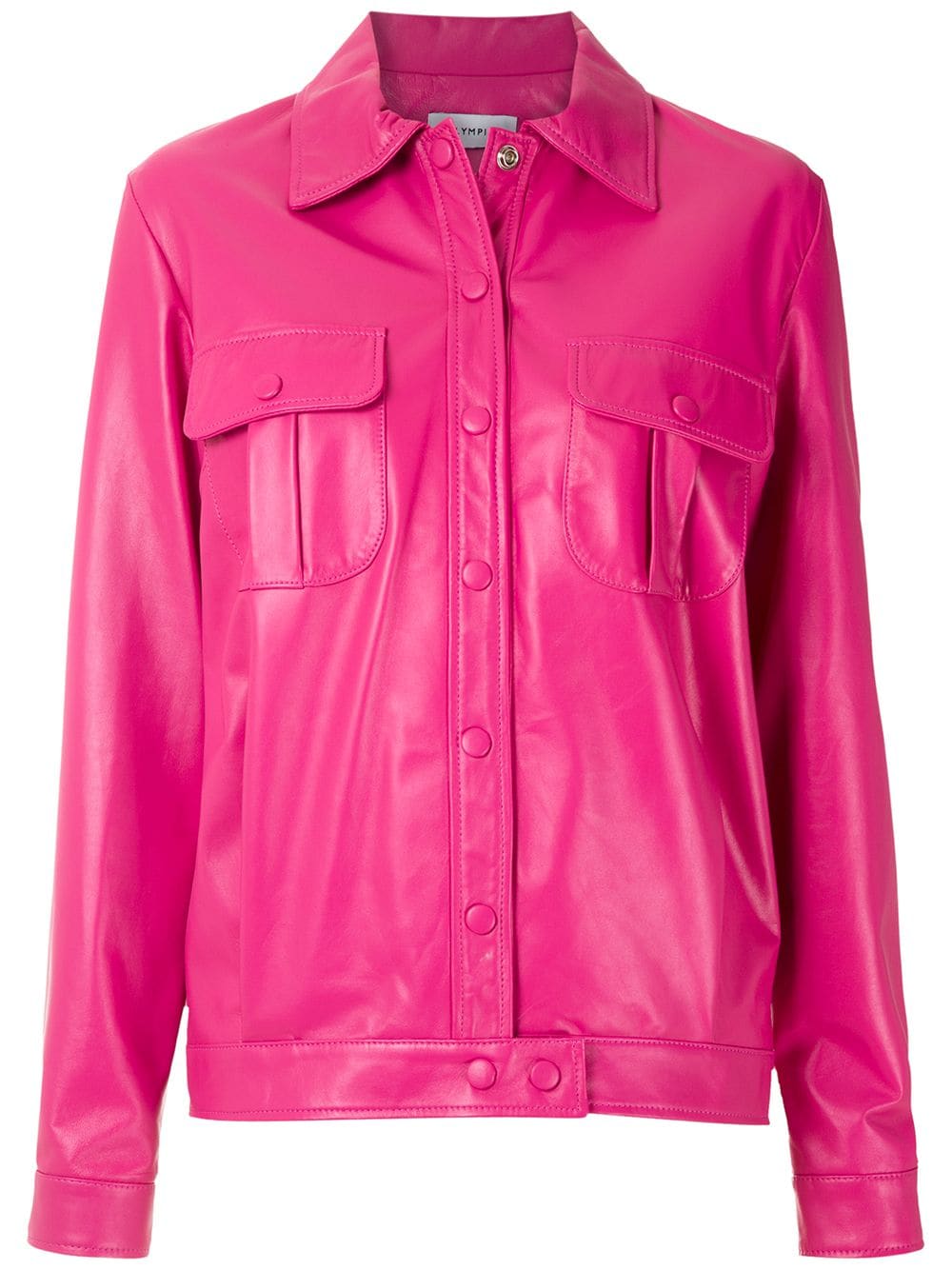 Olympiah 'Cuir' Lederjacke - Rosa von Olympiah