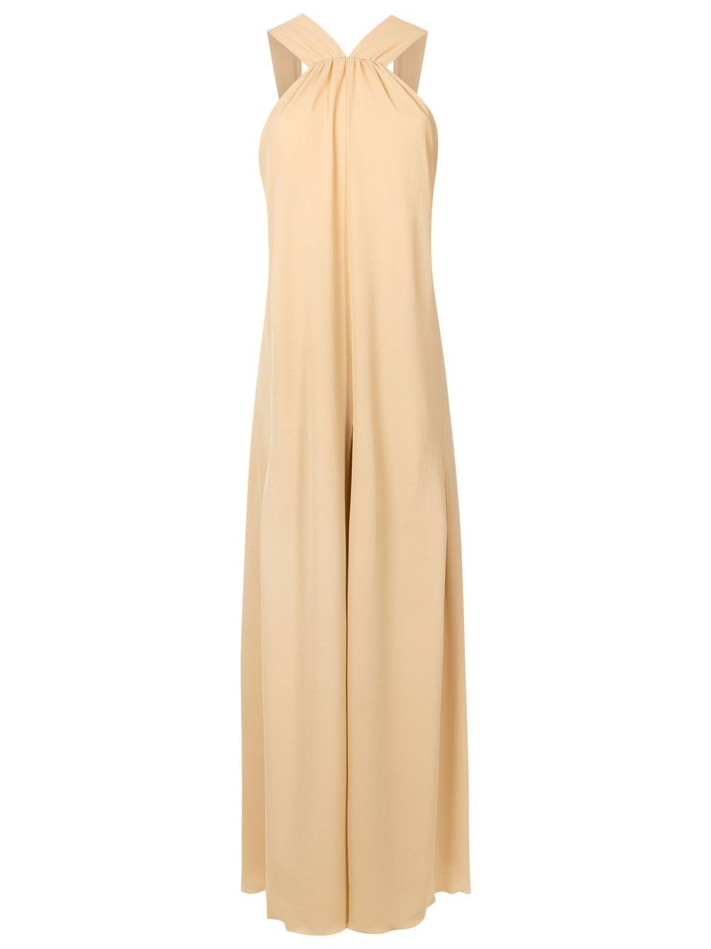 Olympiah Maxikleid mit Neckholder - Nude von Olympiah