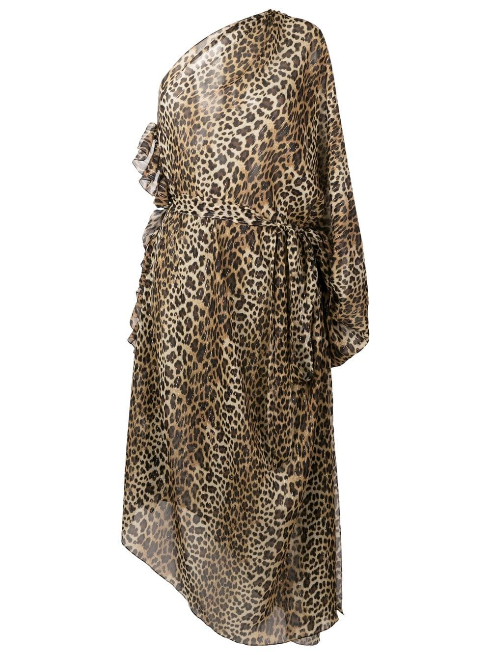 Olympiah Strandkleid mit Leoparden-Print - Braun von Olympiah