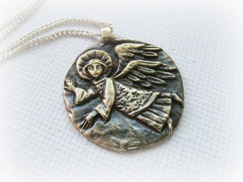 Schutzengel Anhänger - Weihnachtsengel Schmuck Unisex Weihnachtsschmuck von Olympias