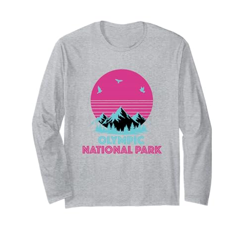Olympic National Park Washington Souvenir Männer Frauen Langarmshirt Olympic National Park Washington Souvenir Männer Frauen Langarmshirt von Olympic National Park Washington