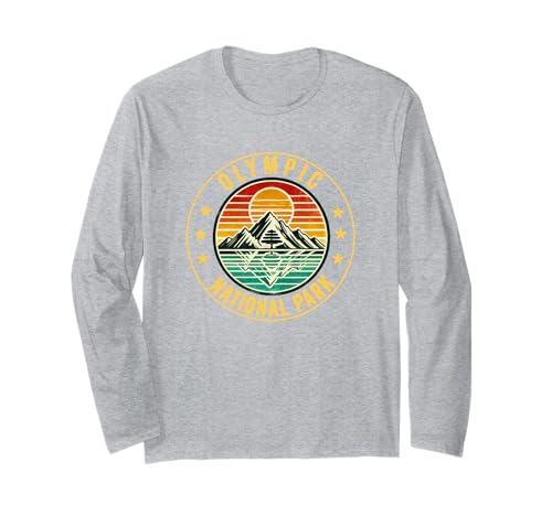 Olympic National Park Washington Souvenir Männer Frauen Langarmshirt Olympic National Park Washington Souvenir Männer Frauen Langarmshirt von Olympic National Park Washington