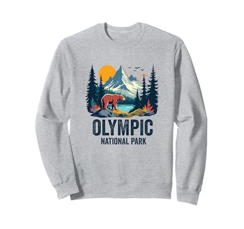 Olympic National Park Washington Souvenir Männer Frauen Sweatshirt Olympic National Park Washington Souvenir Männer Frauen Sweatshirt von Olympic National Park Washington