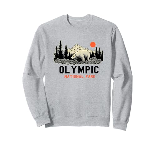 Olympic National Park Washington Souvenir Männer Frauen Sweatshirt Olympic National Park Washington Souvenir Männer Frauen Sweatshirt von Olympic National Park Washington