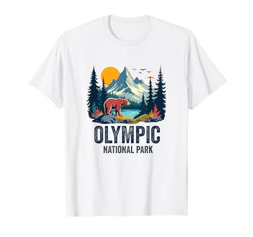 Olympic National Park Washington Souvenir Männer Frauen T-Shirt Olympic National Park Washington Souvenir Männer Frauen T-Shirt von Olympic National Park Washington