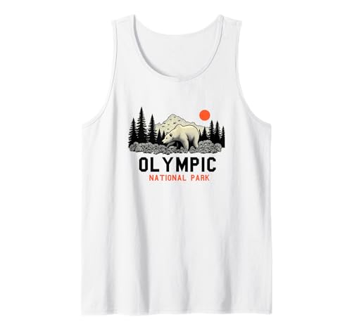 Olympic National Park Washington Souvenir Männer Frauen Tank Top von Olympic National Park Washington